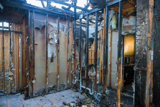 Professional Fire Damage Removal technician working in Tamarac, FL